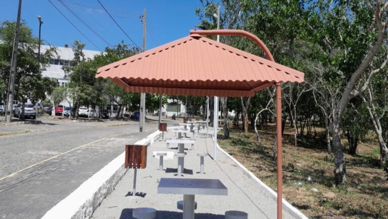 Praça Sustentável no Centro de Ciências Biológicas da UEPB Promove Convivência e Natureza Imagem do artigo