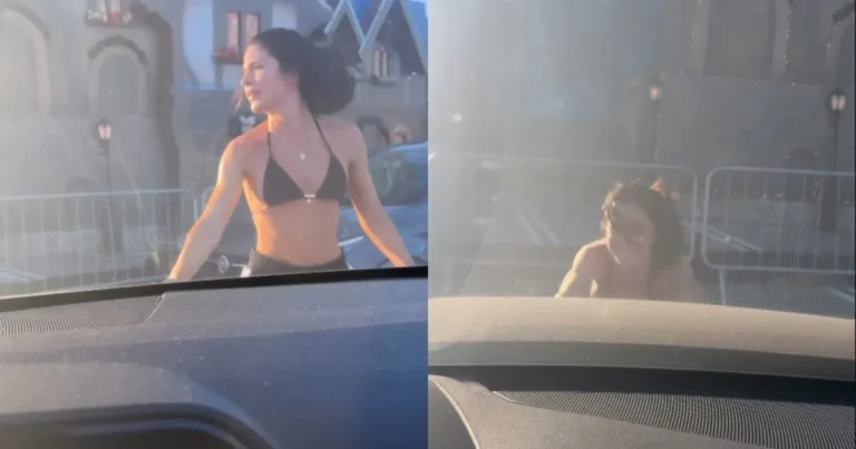 Jade Picon Celebra Natal de Maneira Inusitada ao Empurrar Carro