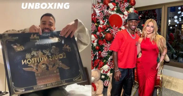 Presente Luxuoso de Vini Jr. Deixa Amigo de Virginia Radiante