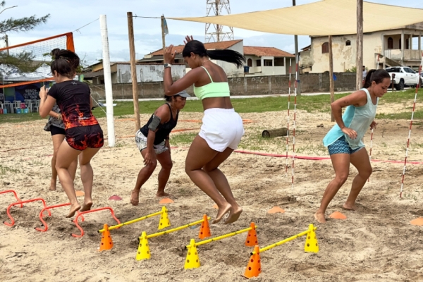 Ações Esportivas Transformam a Praia de Santa Clara em Ponto de Lazer Ações Esportivas Transformam a Praia de Santa Clara em Ponto de Lazer