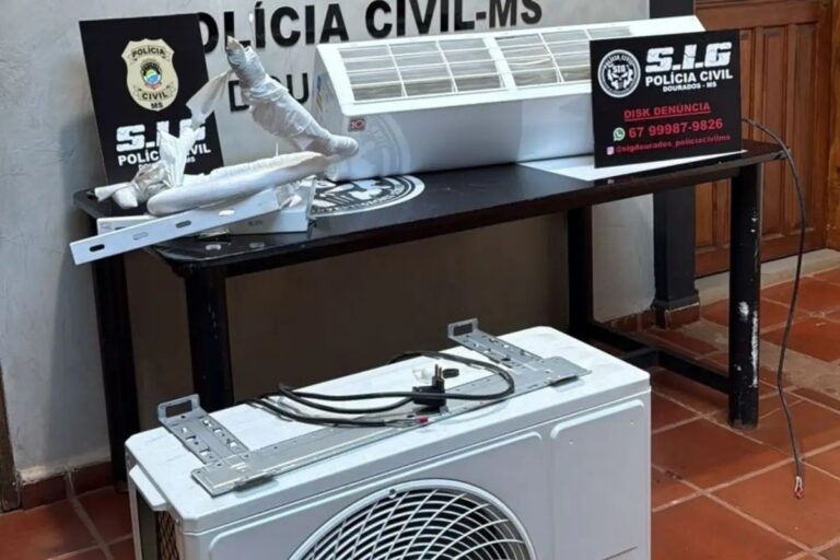 Homem Detido por Roubo de Ar-Condicionado em Unidade de Saúde de MS Homem Detido por Roubo de Ar-Condicionado em Unidade de Saúde de MS