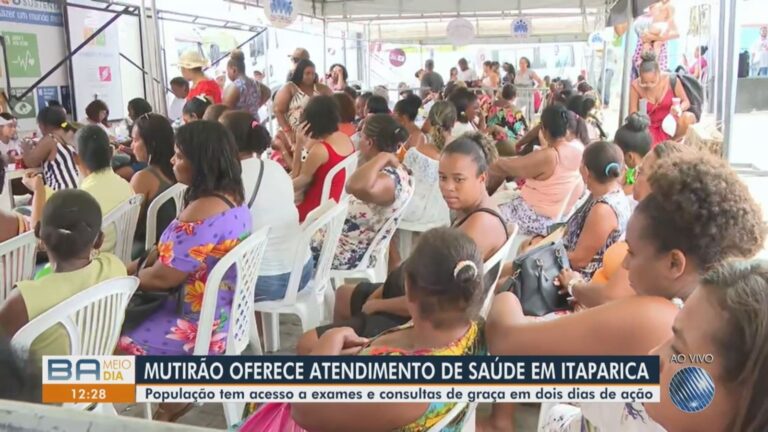 Mutirão Bahia Meio Dia: Serviços de Saúde Gratuitos em Itaparica