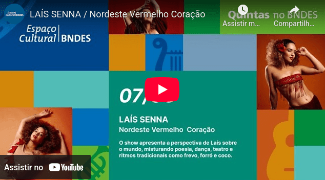 Nordeste Vermelho Coração: Laís Senna Brilha no Espaço Cultural BNDES Nordeste Vermelho Coração: Laís Senna Brilha no Espaço Cultural BNDES