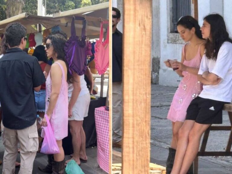 Rosalía Encanta Fãs em Passeio pela Praça XV no Rio de Janeiro