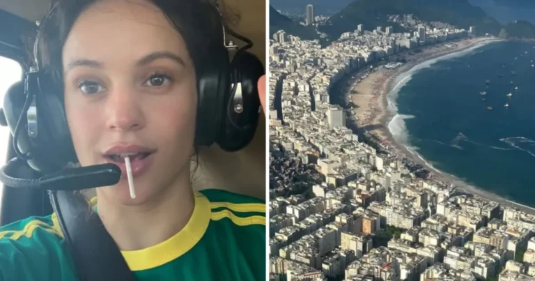 Rosalía se despede do Brasil após vivência intensa no Rio: 'No me quería ir'