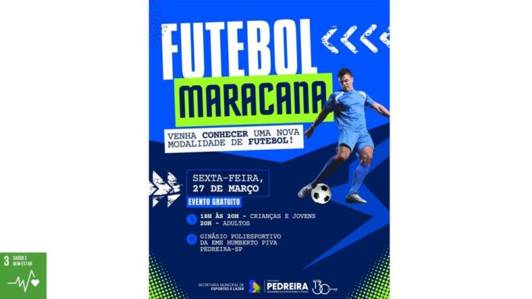 Clínica de Futebol Maracana em Pedreira: Aprendizado e Oportunidade nesta Sexta-Feira Clínica de Futebol Maracana em Pedreira: Aprendizado e Oportunidade nesta Sexta-Feira