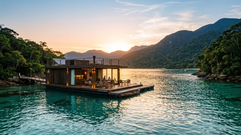 Descubra a Casa Flutuante na Ilha do Araújo: Um Refúgio Paradisíaco no Rio de Janeiro