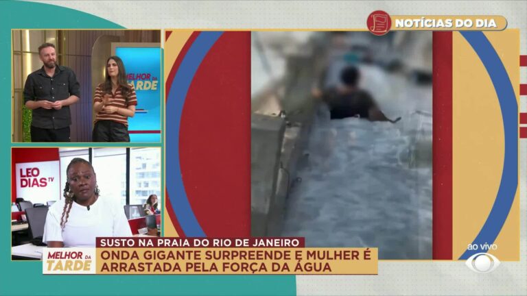 Forte Vendaval e Onda Gigante Provocam Caos no Rio de Janeiro