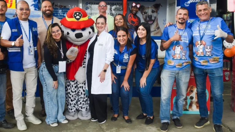 Vacinação antirrábica imuniza mais de 400 animais em Belford Roxo Vacinação antirrábica imuniza mais de 400 animais em Belford Roxo