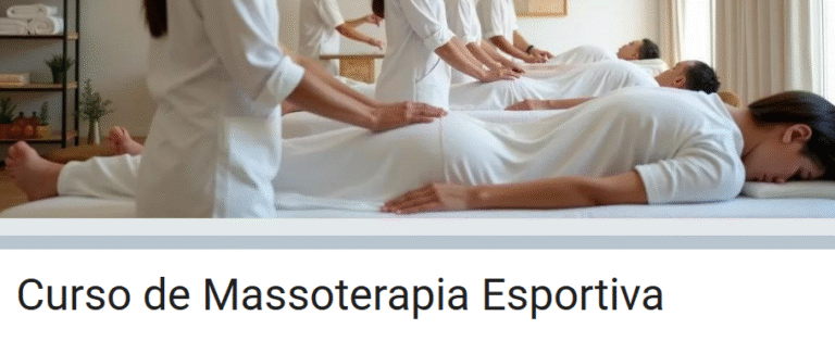 Inscrições Abertas para Curso de Massoterapia Esportiva no Rio de Janeiro