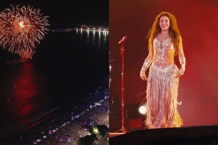 Mega Show de Shakira Reúne 2 Milhões em Copacabana e Gera Impacto Econômico de R$ 800 Milhões