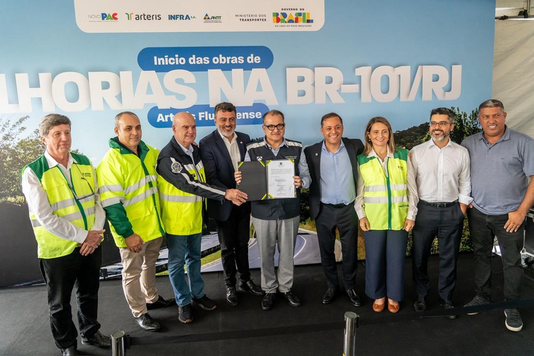 Obras de Modernização da Autopista Fluminense Recebem Investimento de R$ 10,18 Bilhões Obras de Modernização da Autopista Fluminense Recebem Investimento de R$ 10,18 Bilhões