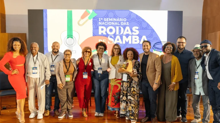 Primeiro Seminário Nacional das Rodas de Samba destaca direitos e políticas públicas para trabalhadores da cultura Primeiro Seminário Nacional das Rodas de Samba destaca direitos e políticas públicas para trabalhadores da cultura