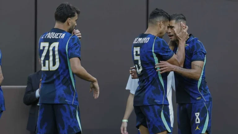 Brasil vence Egito por 2 a 1 no último amistoso antes da Copa do Mundo 2024 Brasil vence Egito por 2 a 1 no último amistoso antes da Copa do Mundo 2024